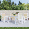 Vidaxl Gartenstuhl Kissen Low Rücken 4 PCs 100x50x3 cm Oxford Stoff Beige