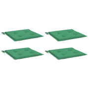 Vidaxl Gartenstuhl Kissen 4 ST 40x40x3 cm Oxford Stoff grün - afbeelding 3