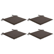 Vidaxl Gartenstuhl Kissen 4 Stcs 40x40x3 cm Oxford Stofftaupe - afbeelding 2