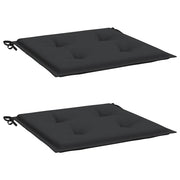 Vidaxl Gartenstuhl Kissen 2 ST 50 x 50 x 3 cm Oxford Stoff schwarz - afbeelding 3