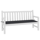 Vidaxl Garden Bench Kissen 150x50x3 cm Oxford Stoff schwarz - afbeelding 3