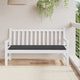 Vidaxl Garden Bench Kissen 150x50x3 cm Oxford Stoff schwarz