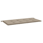Vidaxl Garden Bench Kissen 100x50x3 cm Oxford Stofftaupe - afbeelding 2