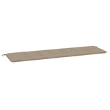 Vidaxl Garden Bench Kissen 180x50x3 cm Oxford Stofftaupe - afbeelding 2