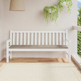 Vidaxl Garden Bench Kissen 180x50x3 cm Oxford Stofftaupe - afbeelding 1