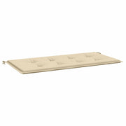 Vidaxl Garden Bench Kissen 100x50x3 cm Oxford Stoff Beige - afbeelding 2