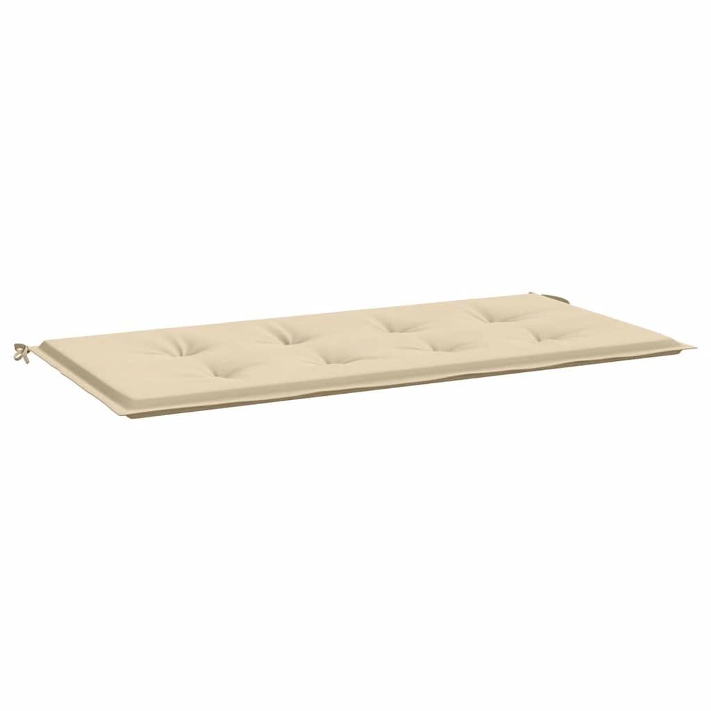 Vidaxl Garden Bench Kissen 100x50x3 cm Oxford Stoff Beige