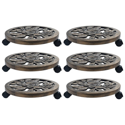 VIDAXL PANCEL WUCLEYS 6 PCS 38 cm Kunststoffbronzefarbe