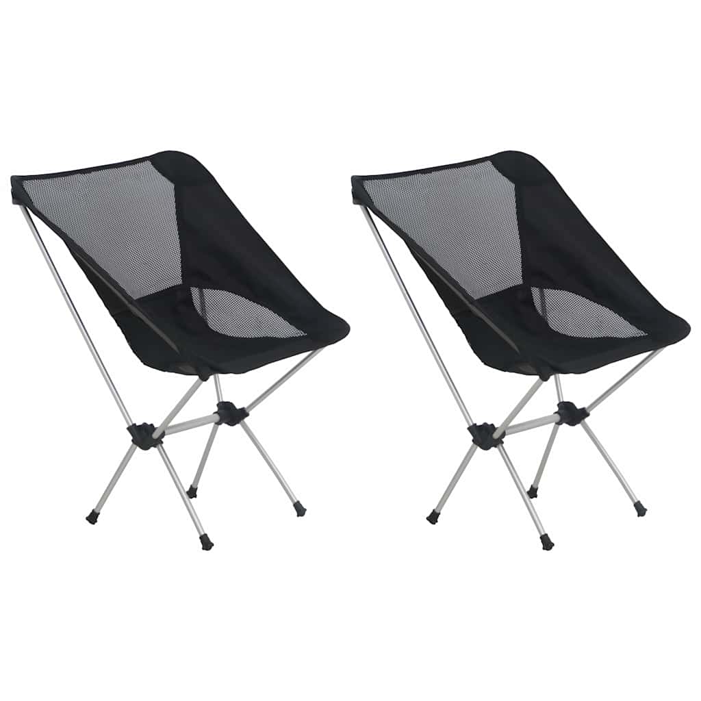 Vidaxl Campingstühle 2 ST mit Trägerbeutel 54x50x65 cm Aluminium