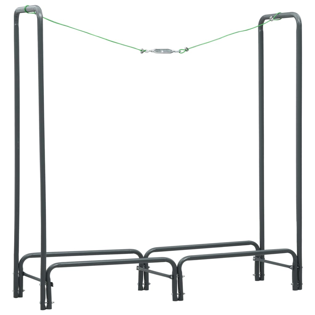 Vidaxl -Kamin Trek 120x35x120 cm Stahl -Anthrazit