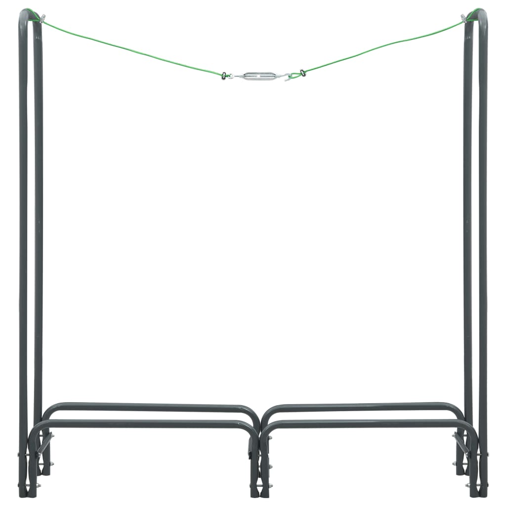 Vidaxl -Kamin Trek 120x35x120 cm Stahl -Anthrazit