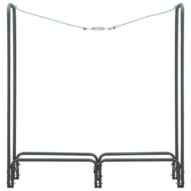 Vidaxl -Kamin Trek 120x35x120 cm Stahl -Anthrazit