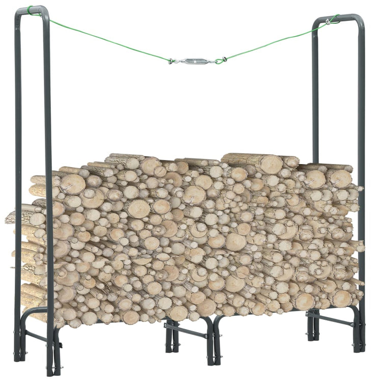 Vidaxl -Kamin Trek 120x35x120 cm Stahl -Anthrazit