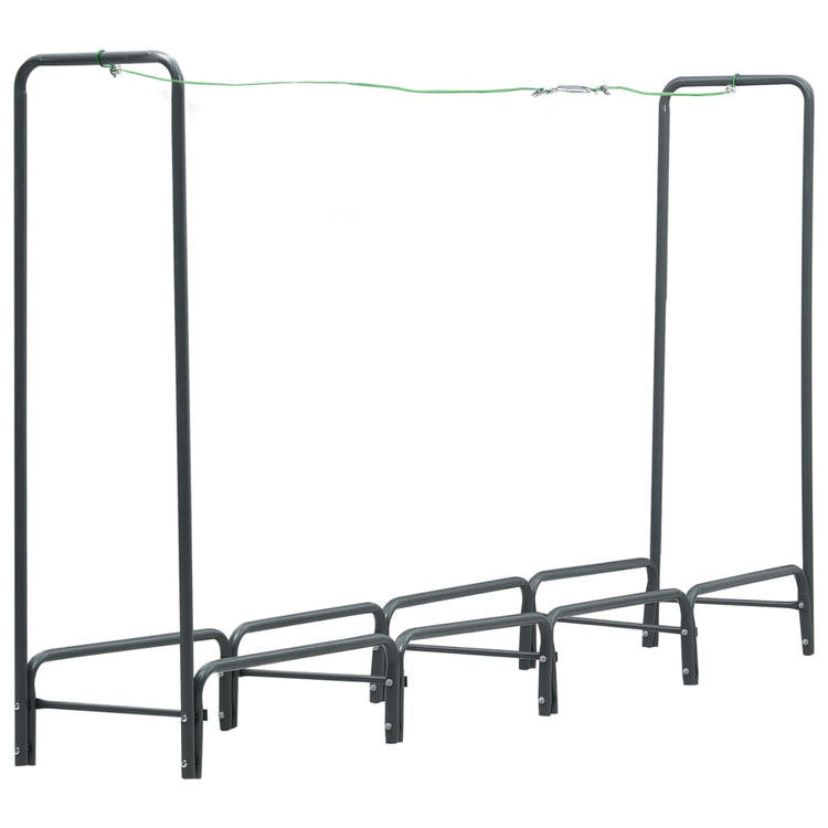 VIDAXL -Kamin 240x35x120 cm Stahlanthrazit