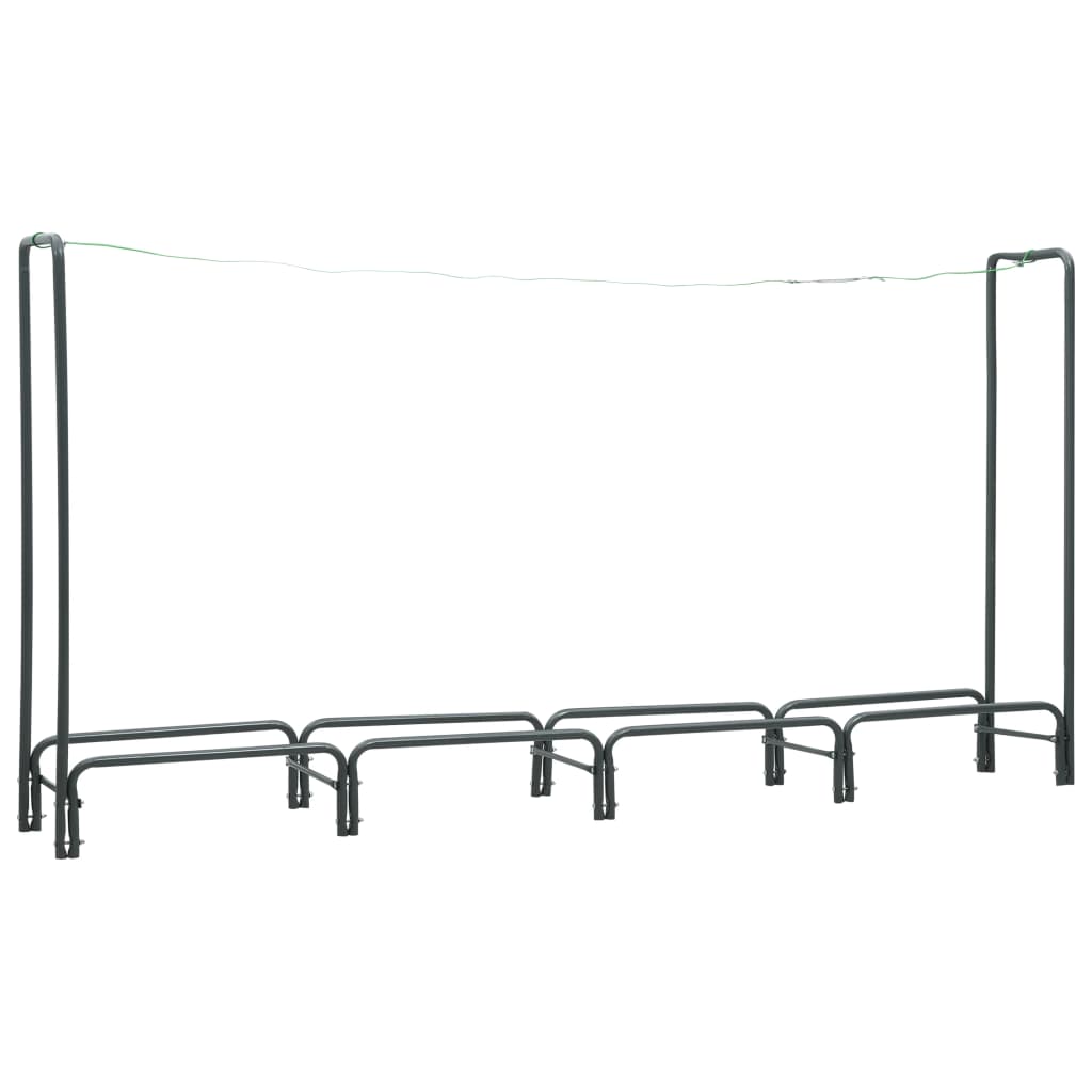 VIDAXL -Kamin 240x35x120 cm Stahlanthrazit