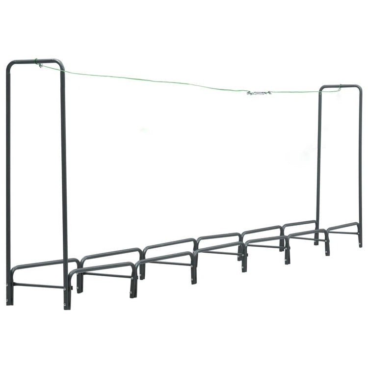VIDAXL -Kamin 360x35x120 cm Stahlanthrazit