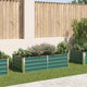 Vidaxl -Pflanzer erhöht 160 x 80 x 45 cm verzinktes Stahlgrün