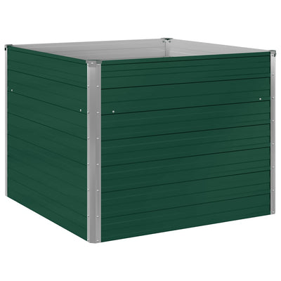 Vidaxl Pflanzer Einsatz 100x100x77 cm verzinktes Stahlgrün