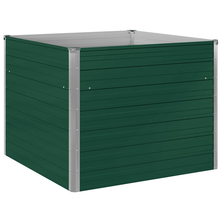 Vidaxl Pflanzer Einsatz 100x100x77 cm verzinktes Stahlgrün