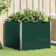 Vidaxl Pflanzer Einsatz 100x100x77 cm verzinktes Stahlgrün