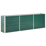 VIDAXL -Pflanzereinsatz 240x40x77 cm verzinktes Stahlgrün - afbeelding 2