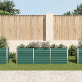 VIDAXL -Pflanzereinsatz 240x40x77 cm verzinktes Stahlgrün - afbeelding 3
