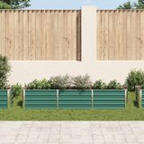 Vidaxl Pflanzer Einsatz 240x40x45 cm verzinktes Stahlgrün - afbeelding 3