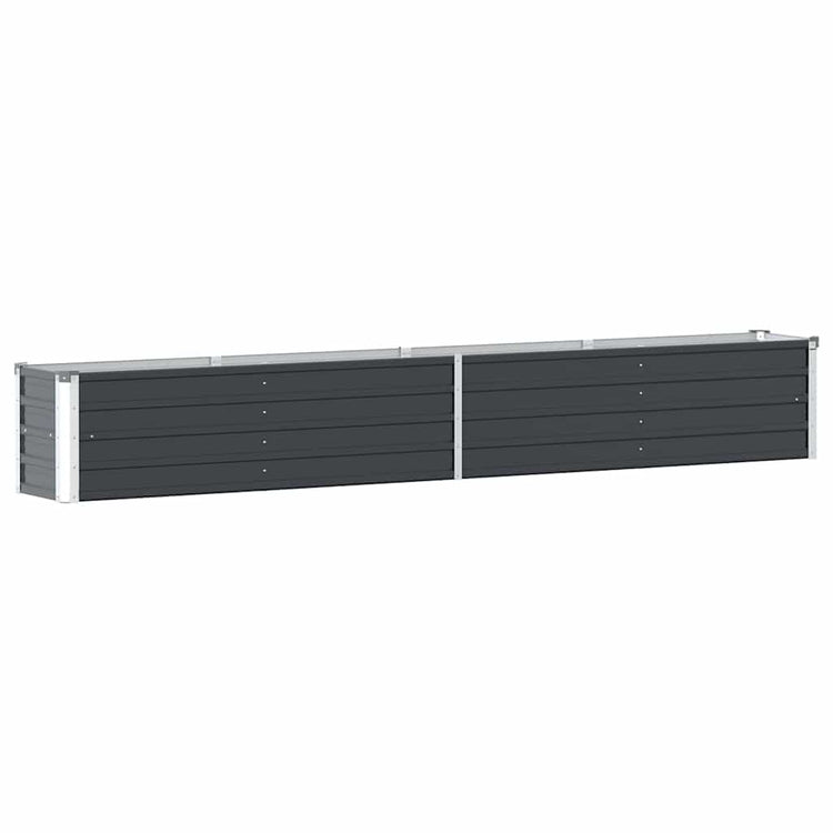 VIDAXL -Pflanzer eingefügt 320x40x45 cm verzinkter Stahl -Anthrazit