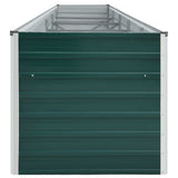 VIDAXL -Pflanzer eingefügt 400 x 80 x 45 cm verzinktes Stahlgrün - afbeelding 3