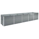 Vidaxl Pflanzer Einsatz 400x80x77 cm verzinkter Stahl grau