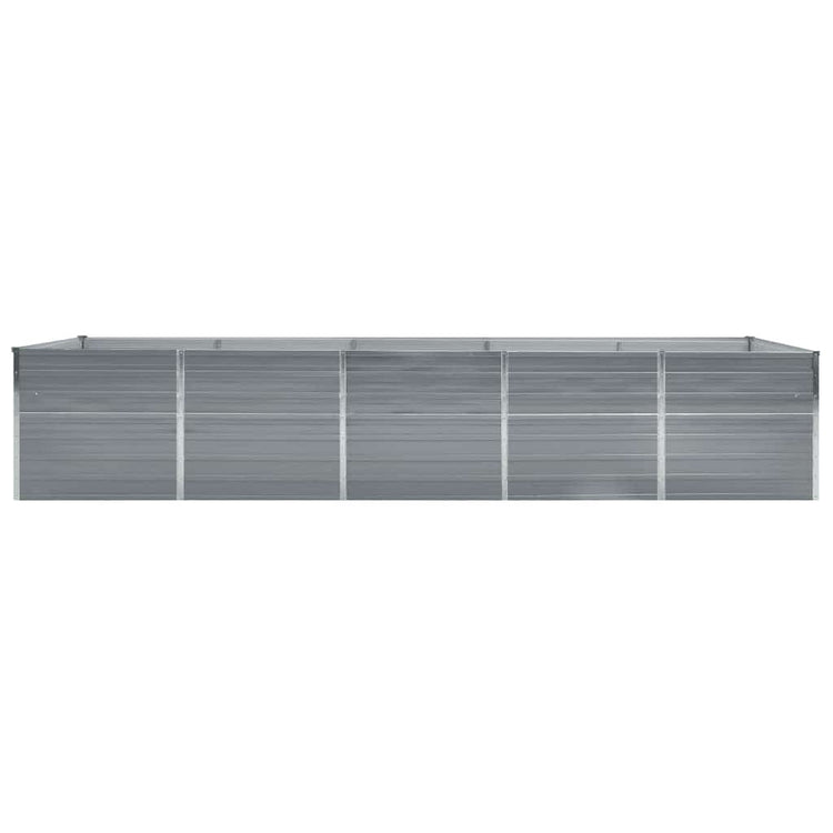 Vidaxl Pflanzer Einsatz 400x80x77 cm verzinkter Stahl grau