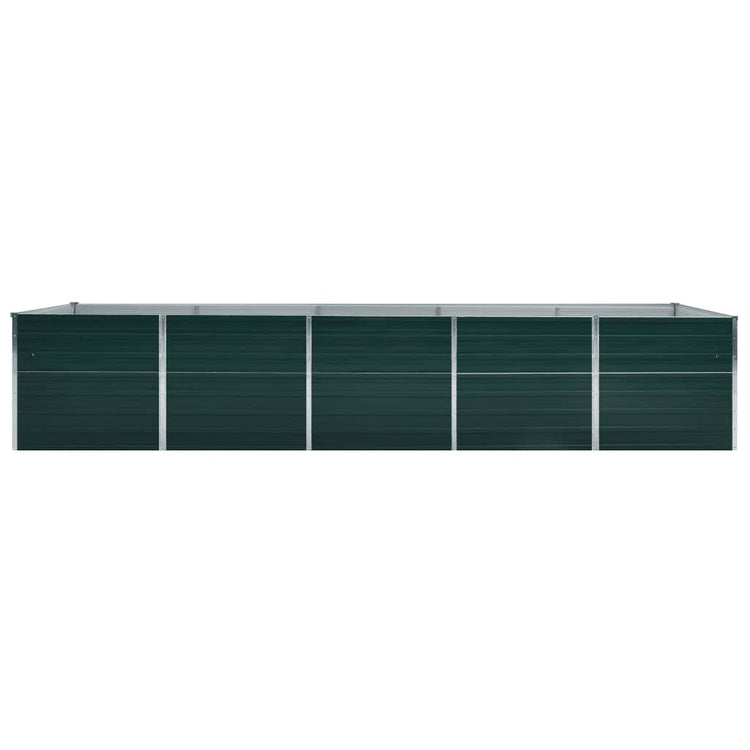 VIDAXL -Planungsbox 400x80x77 cm verzinktes Stahlgrün