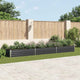 VIDAXL -Pflanzereinsatz 480 x 80 x 45 cm verzinkter Stahl -Anthrazit