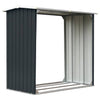 Vidaxl Brennholzschuppen 172x91x154 cm verzinkter Stahl -Anthrazit