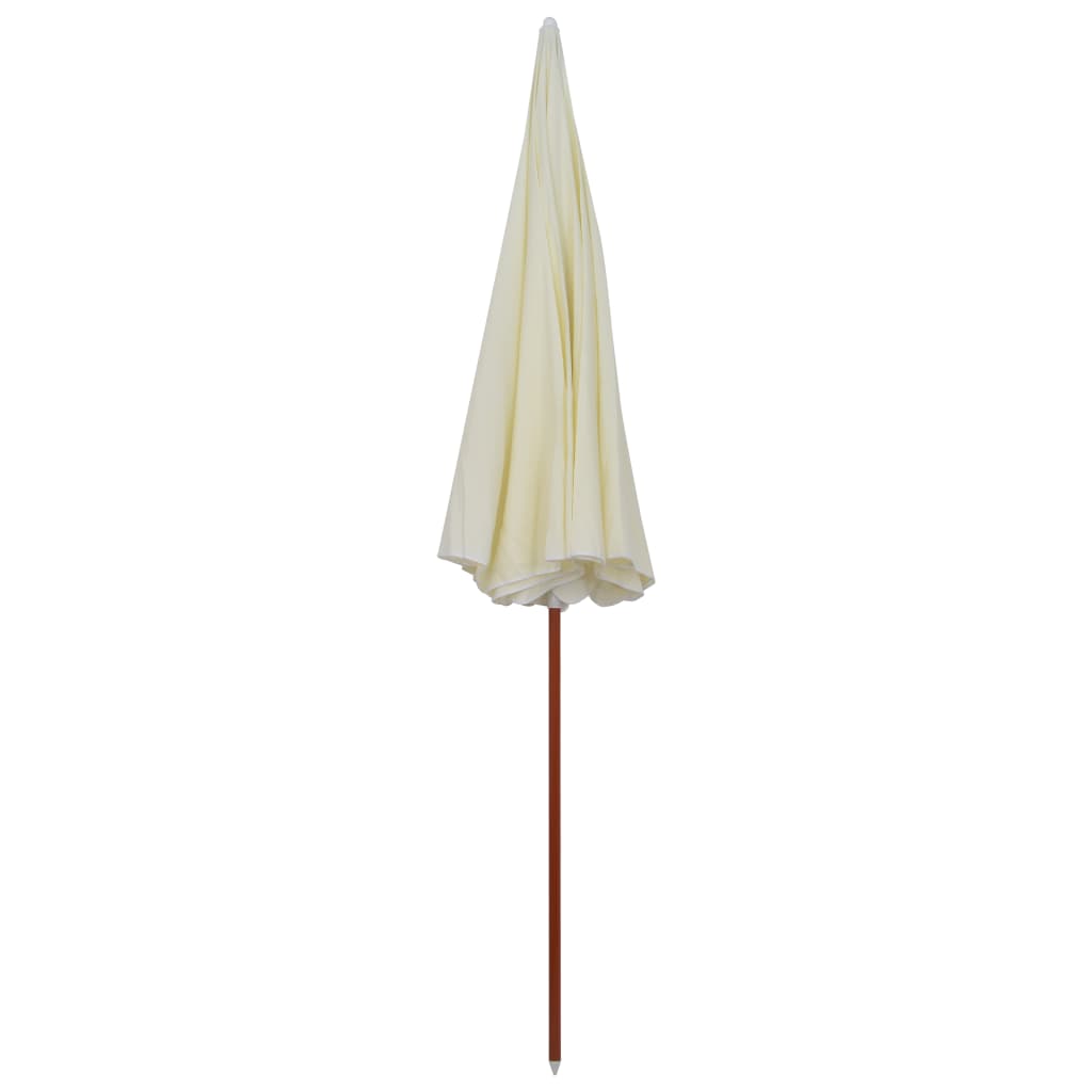 Vidaxl Sonnenschirm mit Stahlmast 300 cm sandfarben