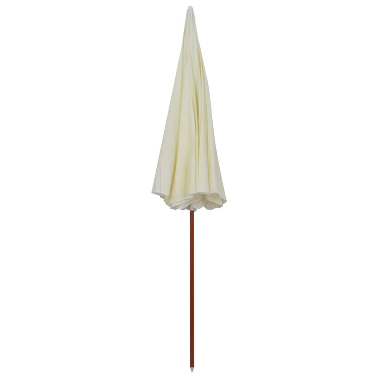 Vidaxl Sonnenschirm mit Stahlmast 300 cm sandfarben