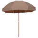 Vidaxl Sonnenschirm mit Stahlmast 300 cm Taupe