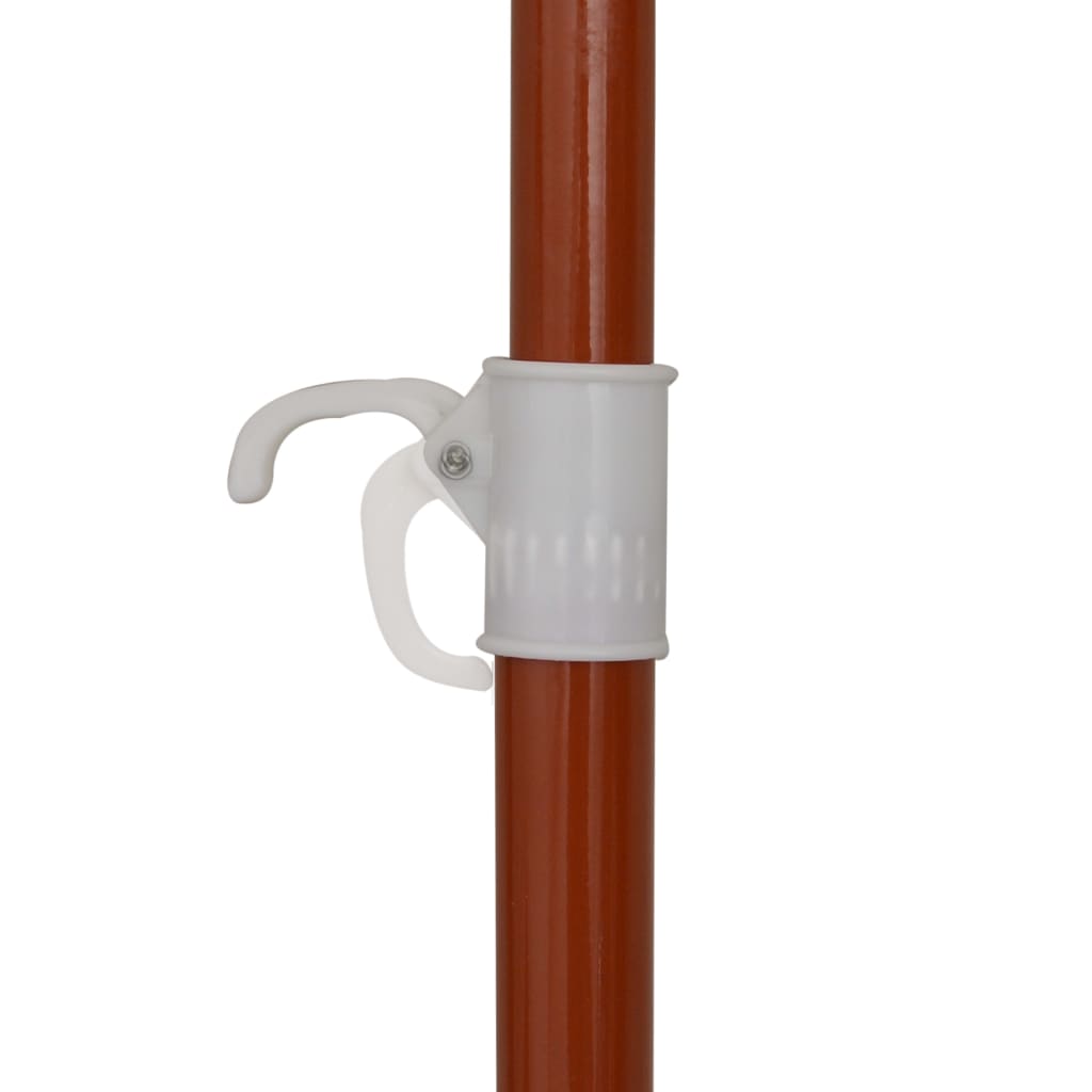 VIDAXL -Parasol mit Stahlpol 180 cm Anthrazit -gelöscht