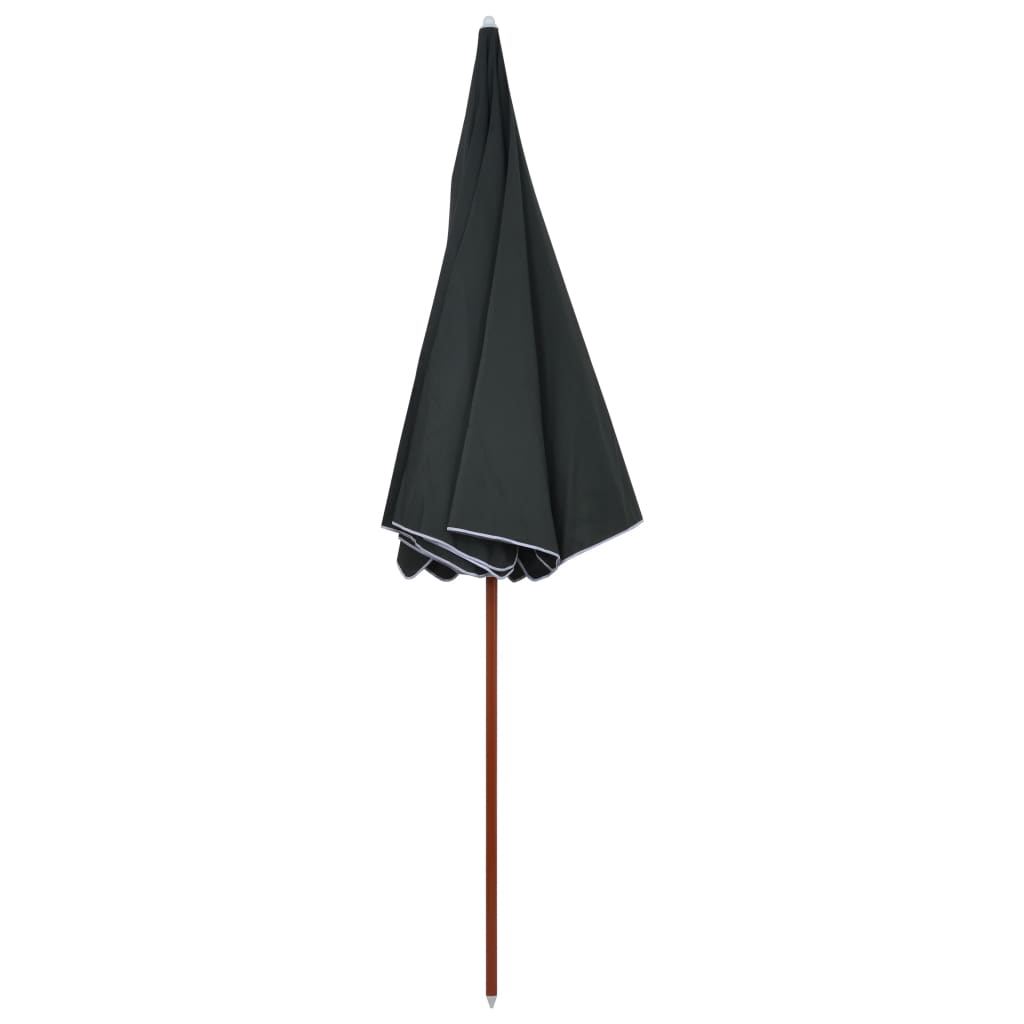 Vidaxl Sonnenschirm mit Stahlmast 300 cm Anthrazit