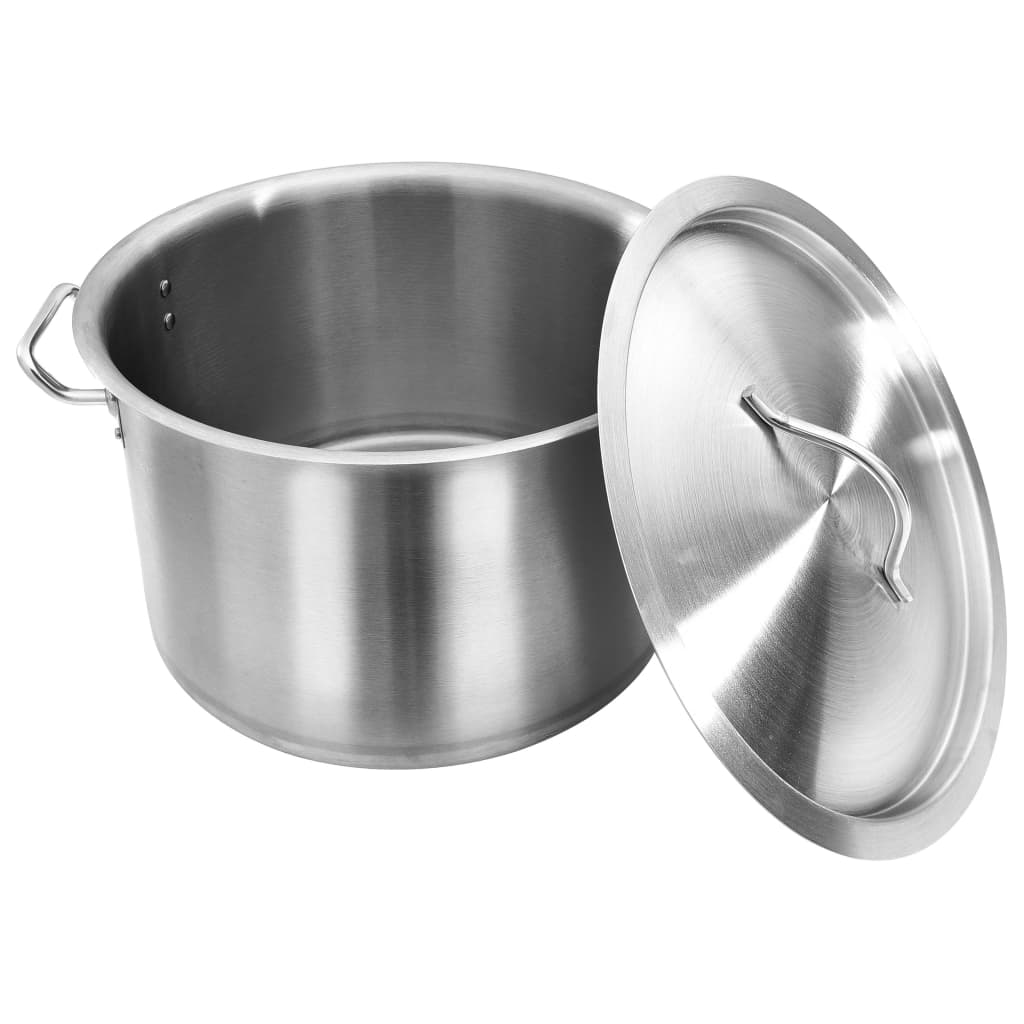 Vidaxl -Topf 24 L 36x24 cm Edelstahl
