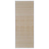 VIDAXL -Teppiche 4 ST Rechteckige 120x180 cm Bambus Natural