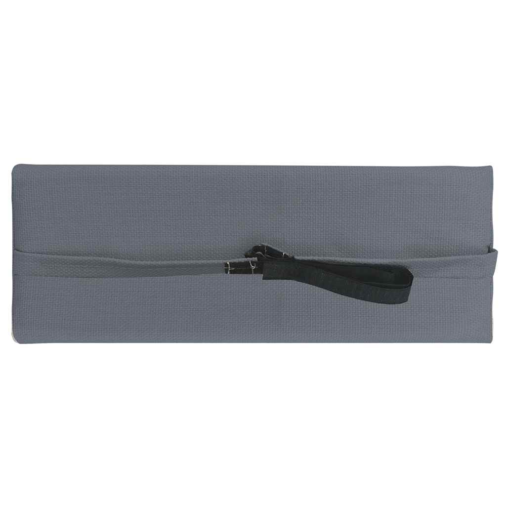 VIDAXL -Kopfstütze für Lounger 40x7.5x15 cm Textileen grau