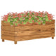 Vidaxl Pflanzer Einfügen 100x40x38 cm Recycling Teak und Stahl