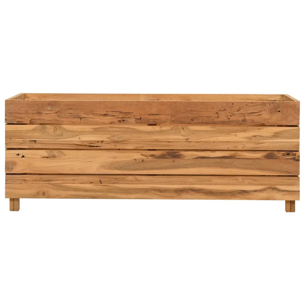 Vidaxl Pflanzer Einfügen 100x40x38 cm Recycling Teak und Stahl