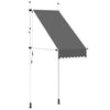 Vidaxl luifel manuell ausziehbar 100 cm Anthrazit