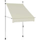 Vidaxl Luifel manuell ausziehbar 100 cm Creme