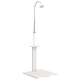 Vidaxl Outdoor Duschholz weiß weiß - afbeelding 1
