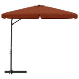 VIDAXL -Parasol mit Stahlpol 300 cm Terrakotta -ausgelöst - afbeelding 3