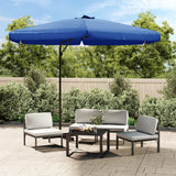 Vidaxl -Parasol mit Stahlpol 300 cm Azurblau - afbeelding 1