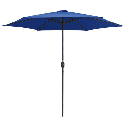 VIDAXL -Parasol mit Aluminiumpol 270x246 cm Azurblau